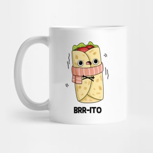 Brrrrito Cute Cold Burrito Pun Mug